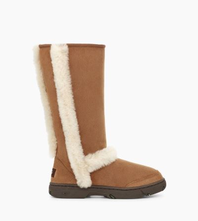 UGG Sunburst Tall Womens Boots Chestnut/ Brown - AU 403UO